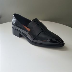 H&M Patent Leather Black Loafers